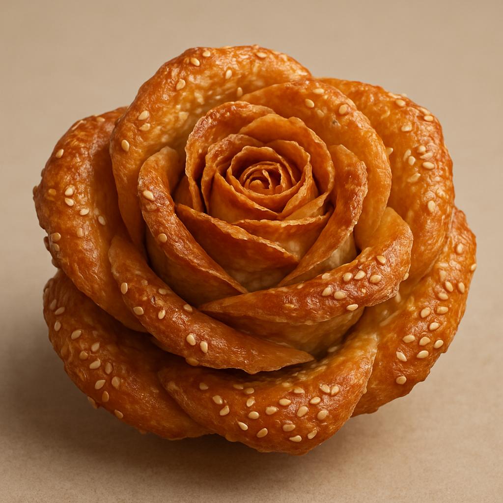 Rose Bread - AI generated