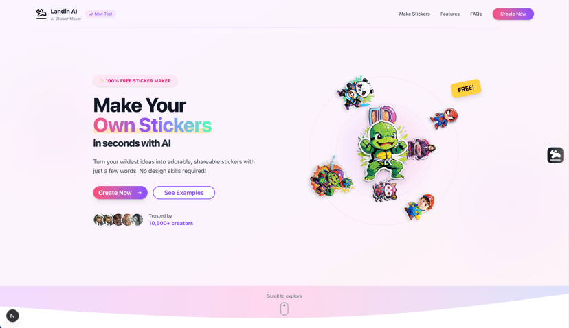 Free AI Sticker Maker preview